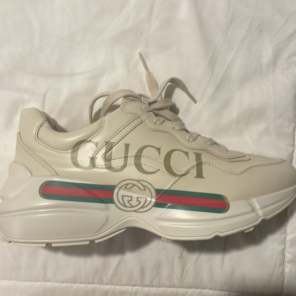 Women’s Authentic Gucci Apollo IVOIRE sneakers size 39 - Picture 7 of 16